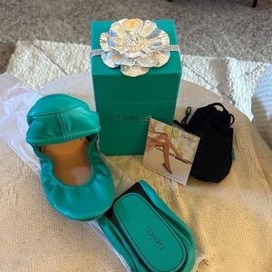 Tieks blue classic Ballet flat.